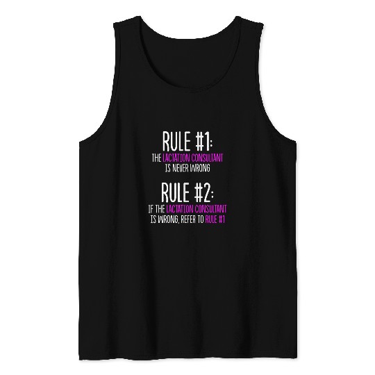 Lactation Consultant Breastfeeding Awareness 9 Tank Tops