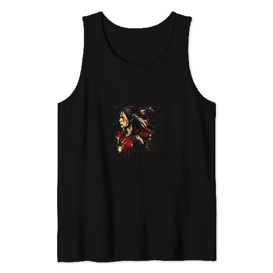 Native American Dreamcatcher Indian Design 45 Tank Tops