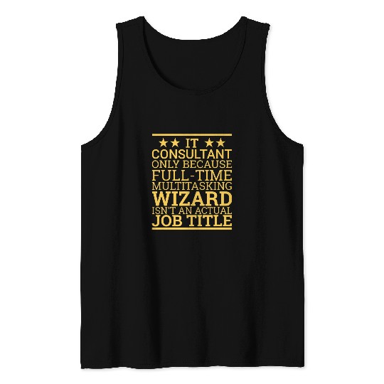 ITConsultant Wizard ITConsulting Tank Tops
