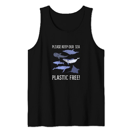 Save Ocean And Marine Life Conservation Biologist Tank Tops