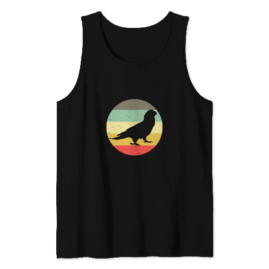 Retro Tropical Bird Lover Ornithologist 2vintages Parrot Tank Tops
