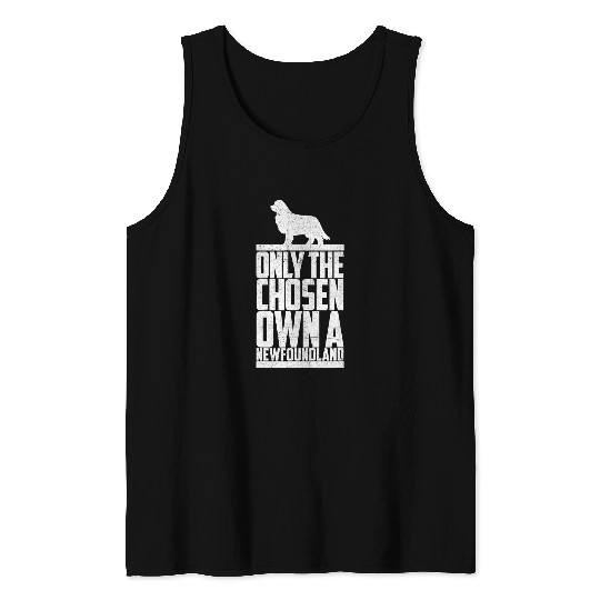 Newfoundland Only Chose One Own Dog Mom Dad Funny Tank Tops
