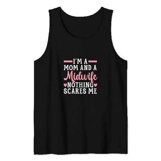 Midwifery Job Profession Newborn Childbirth Midwife 28 Tank Tops