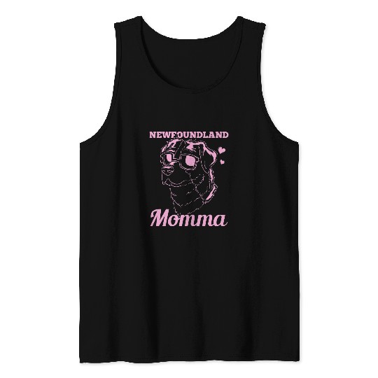 Newfoundland Momma Dog Mom Mama Gift Tank Tops