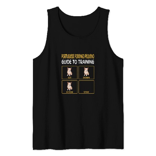 Podengo Pequeno Portuguese Dog Training Guide Tank Tops