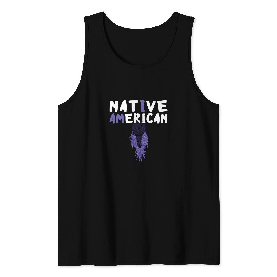 Native American Dream Catcher Indigenous Native Indian Tank Tops