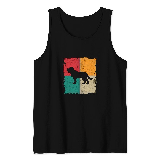 Saint Bernard Retro vintages 70s 80s Style 4 Tank Tops