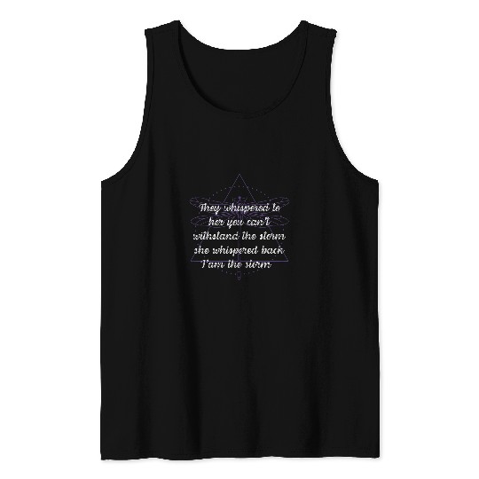 Womens Im the storm womens Dragonfly Tank Tops