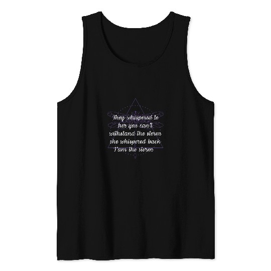 Womens Im the storm womens Dragonfly Tank Tops
