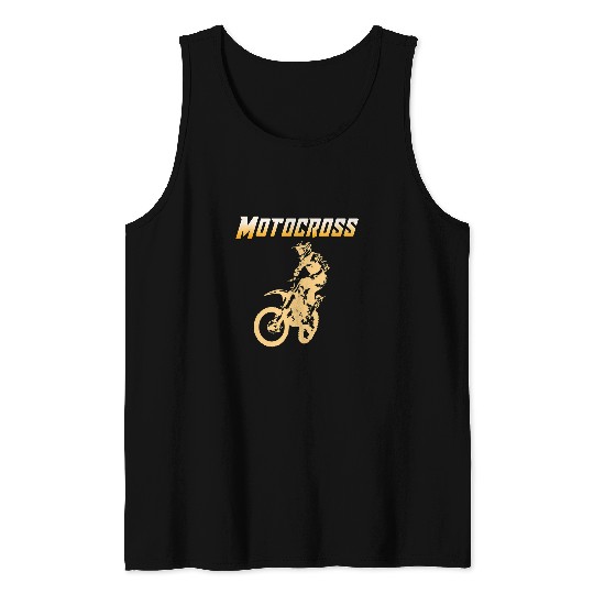 Retro Motocross Dirt Bike vintages Motorcycle Boys Men 23 Tank Tops