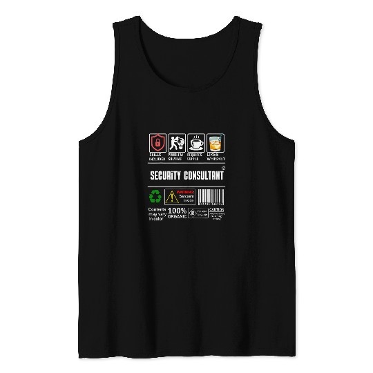Security Consultant Packaging Handling Coffee Whiskey Tank Tops