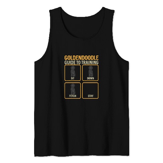 Black Goldendoodle dog Guide To Training Dood Doodle Dog Doodle Dog Tank Tops