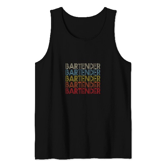 Intoxicologist Retro Cocktail Lover vintages Bartender Tank Tops