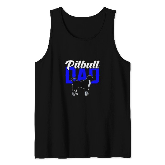 Pitbull Dad Tank Tops