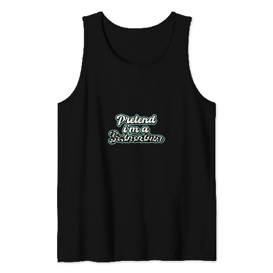 Pretend Im a Dalmatian funny costume Tank Tops