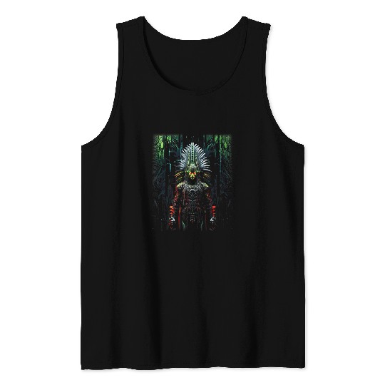 Native American Indian Design Warrior Native American 10 Tank Tops