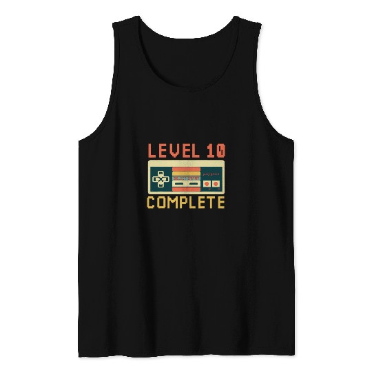 Level 10 Complete vintages Celebrate 10th Wedding Anniversary Tank Tops