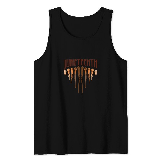 Juneteenth Independence Black Pride Black History Tank Tops