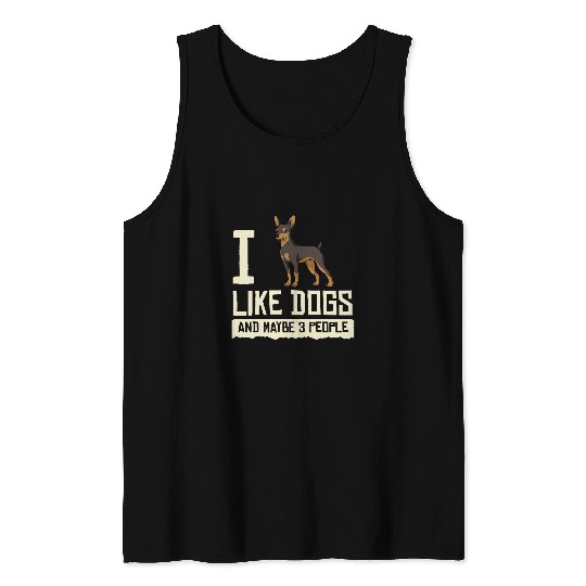 Discover Miniature Pinscher Dog Puppies Owner Lover 10 Tank Tops