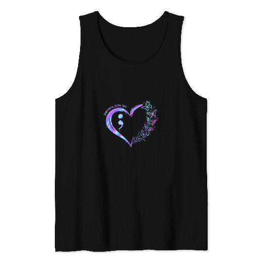 Stay Tomorrow Needs You suicides Prevention Awareness 3 Tank Tops