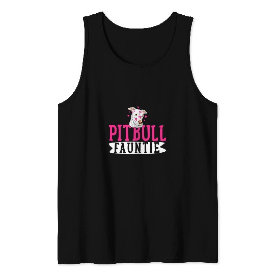 Pitbull Fauntie Pit Bull Terrier Dog Pibble Owner Tank Tops