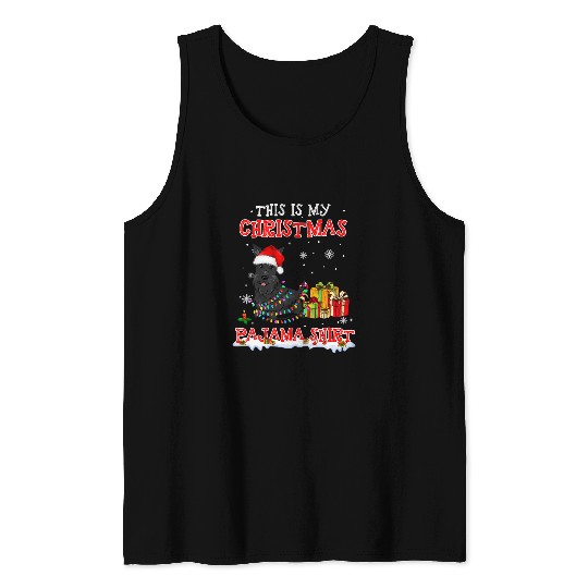 Discover Dog Scottish Terrier Cute Scottish Terrier On Snow Christmas Pajama Tank Tops