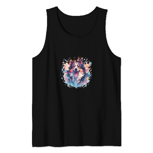 Proud Owner of an Australian Shepherd Aussie Power Tank Tops