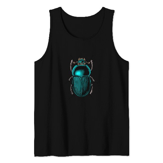 Scarab Beetle June Bug Tank Tops