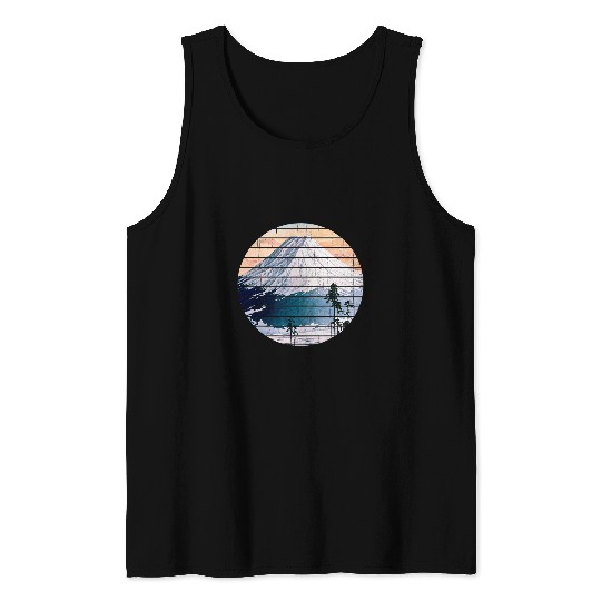 Japan Japanese Art Mount Fuji Tokyo 1 Tank Tops
