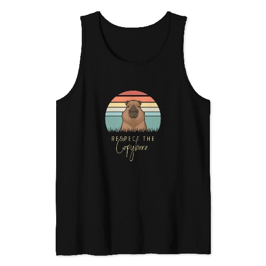 Respect The capybaras Halloween Costume Tank Tops