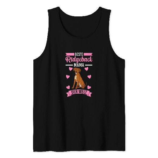Rhodesian Ridgeback Mama Tank Tops