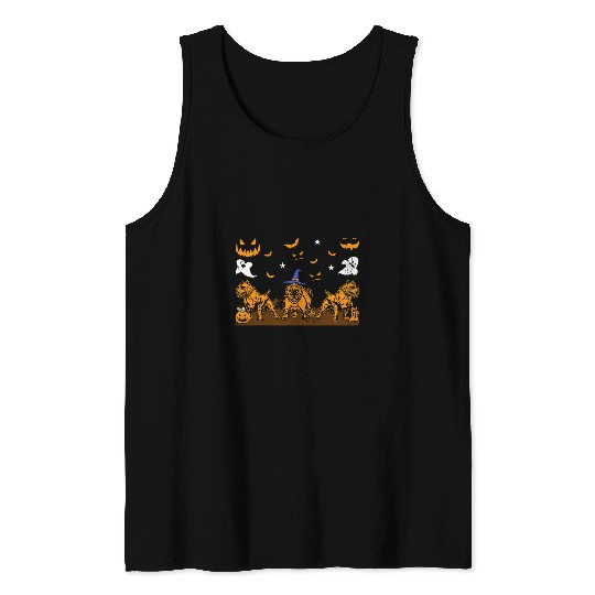 Discover Pit Bull Terrier Dog Lover Witch Hat Halloween Puppy Lover 1 Tank Tops