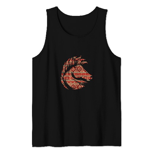 Native American Geometric Horse 1 Tank Tops