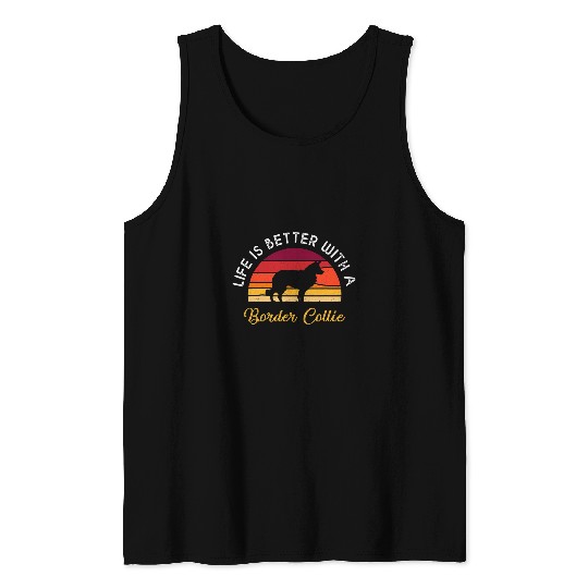 Retro vintages Siberian Husky Lover  s Tank Tops