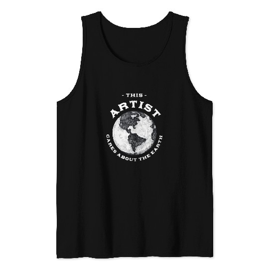 This Artist Cares About the Earth Nature Lover Art Trees 3 Tank Tops
