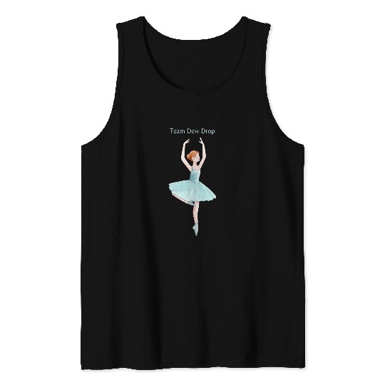 Team Dew Drop Nutcracker Ballet Ballerina Christmas Graphic Tank Tops