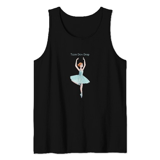 Team Dew Drop Nutcracker Ballet Ballerina Christmas Graphic Tank Tops