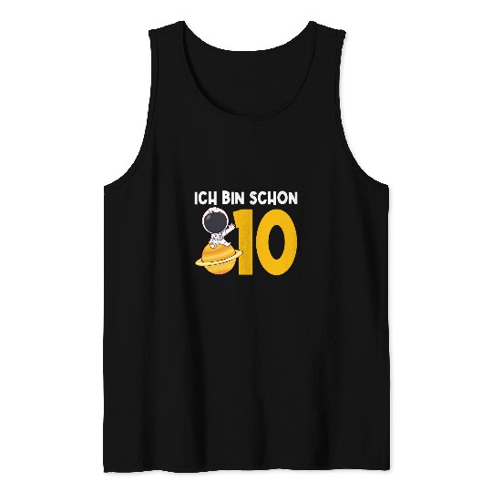 Discover Ich bin schon 10 10 Geburtstag Astronaut Tank Tops