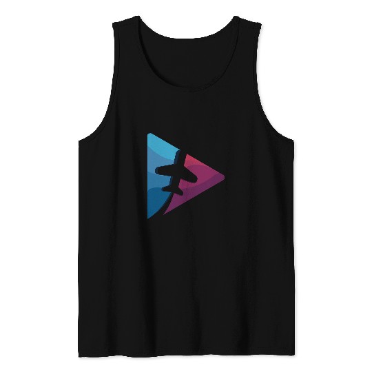 Aviation Fathers Day Pilot Dad Airplane Husband Travel 63 Tank Tops