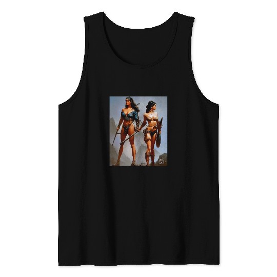 My Hero my Sister my Friend by Don Castillo Artist on FB Tank Tops