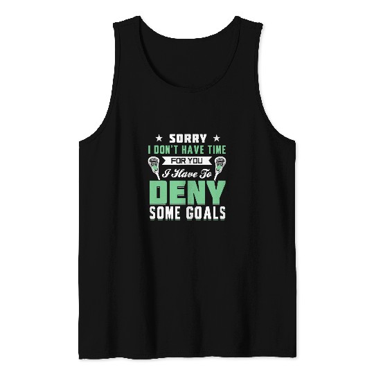 Discover Lacrosse Player Coach Tank Tops