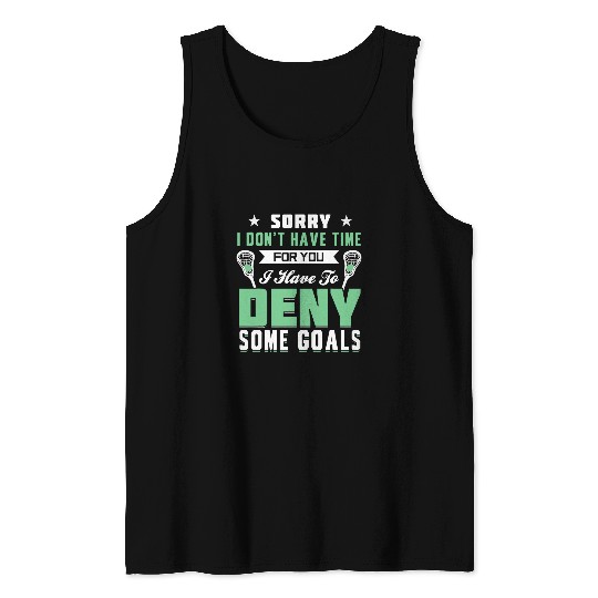 Lacrosse Player Coach Tank Tops