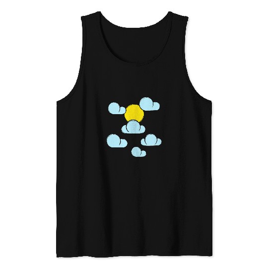 Stylish Art Drawing Creative Style Artwork Tank Tops