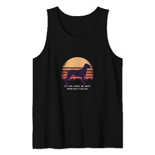 Italian Mastiff Cane Corso Retro 28 Tank Tops