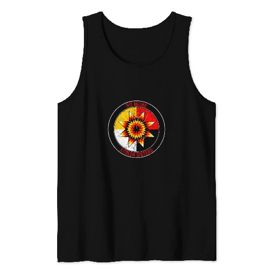 Native American No Stolen Sisters Tee Stop MMIW Missing And Tank Tops