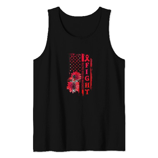 Sunflower Crossing Multiple Myeloma Awareness Tank Tops