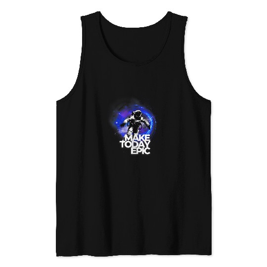 Space Galaxy cool graphic Astronaut Mens fashion Tank Tops