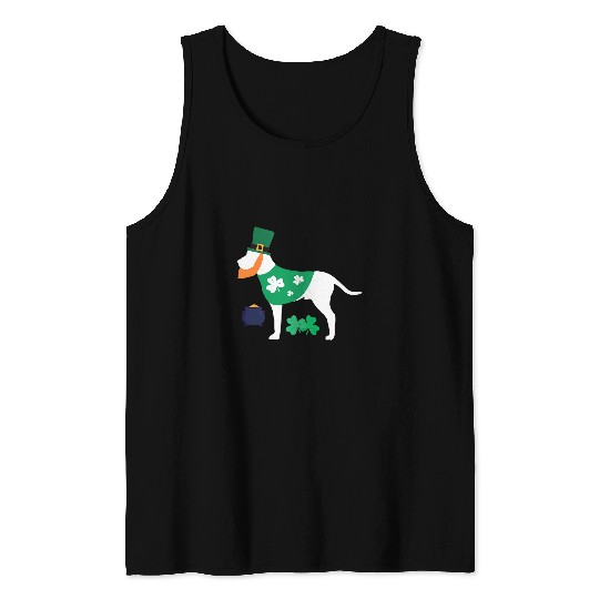 St Patricks Day English Pointer T Gifts for Dog Lovers Tank Tops