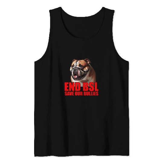 Save Our Bullies XL Bully Pitbull Mastif End BSL 10 Tank Tops