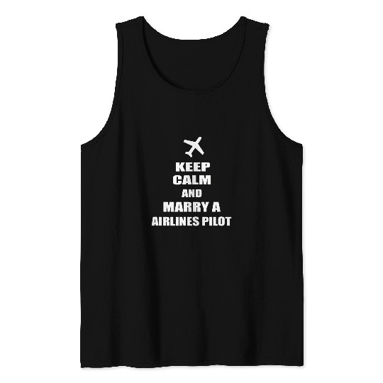 Discover Airlines Pilot funny Tank Tops